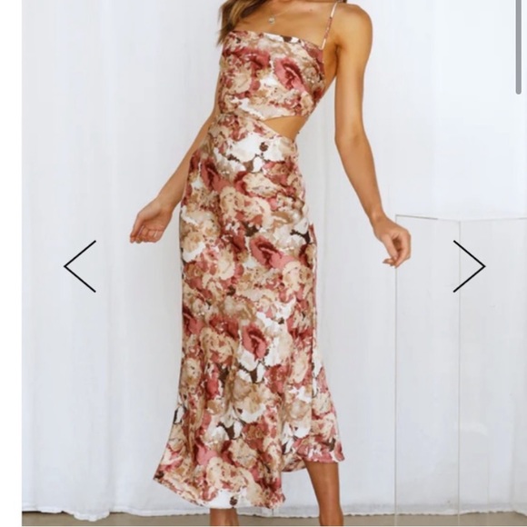 Hello Molly Dresses Hello Molly Midi Cutout Dress Xs Poshmark